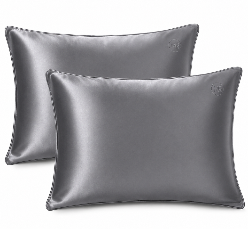 Orian Luxury Satin Pillowcases Set of 2 – 55 x 70 cm – Silky Soft Pillow Covers for Hair & Skin