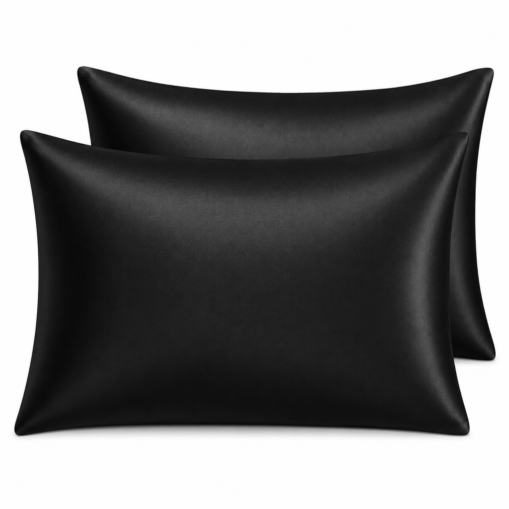 Orian Luxury Satin Pillowcases Set of 2 – 55 x 70 cm – Silky Soft Pillow Covers for Hair & Skin