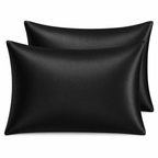 Orian Luxury Satin Pillowcases Set of 2 – 55 x 70 cm – Silky Soft Pillow Covers for Hair & Skin